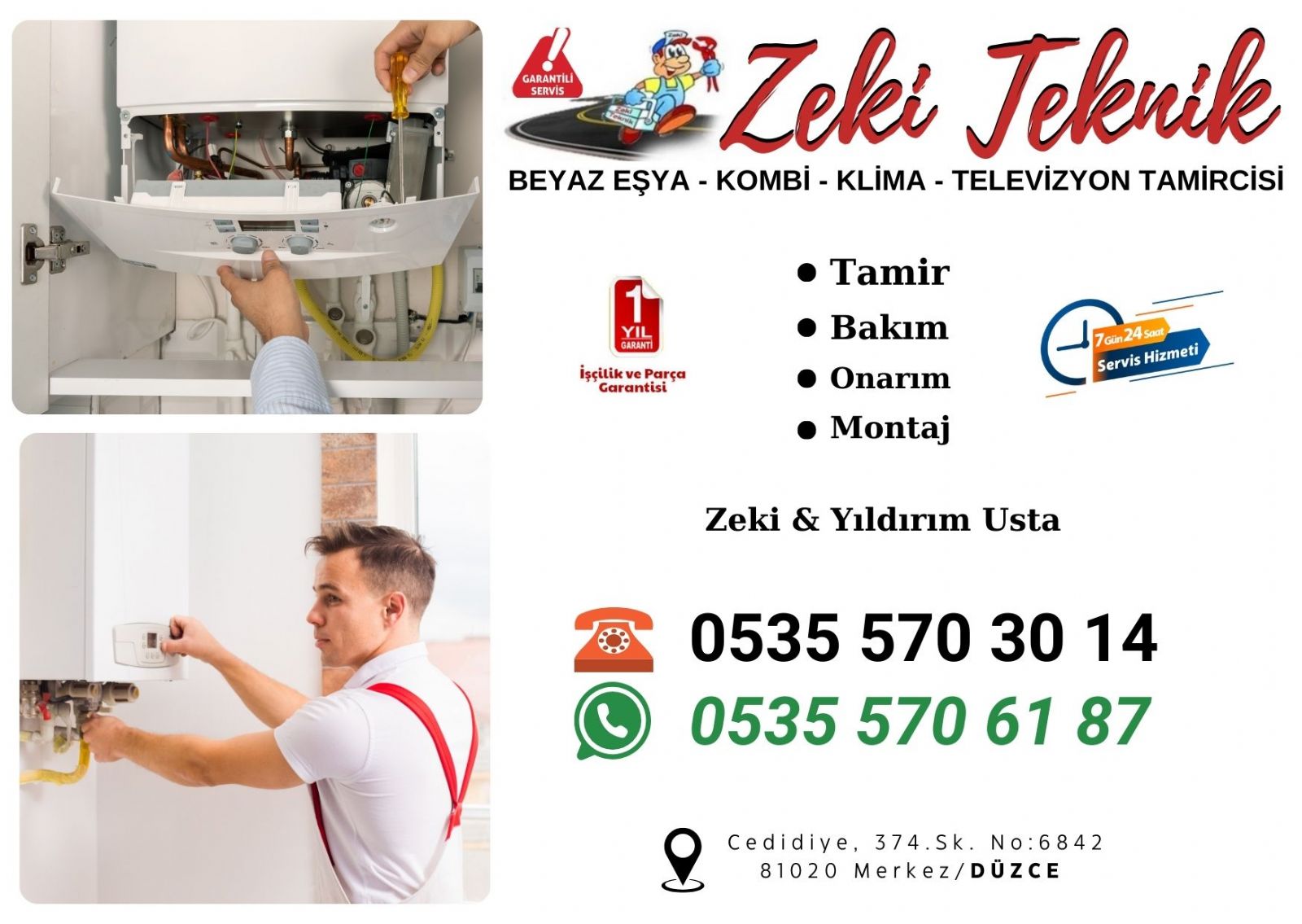 Düzce Kombi Servisi